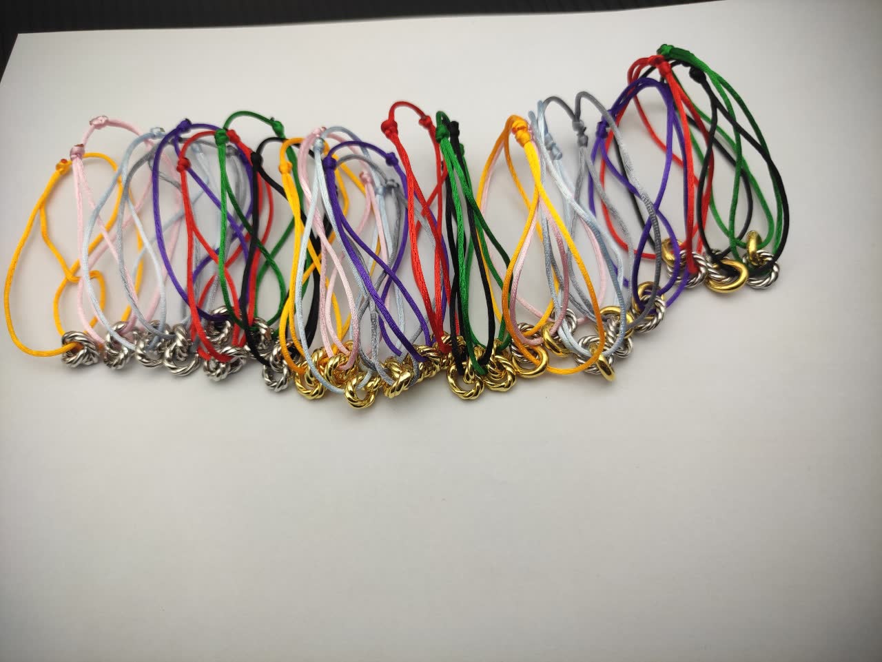 David Yurman Colorful Rope Charm Bracelets